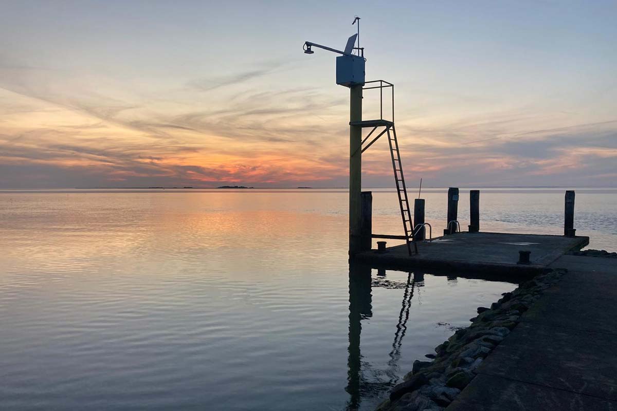 Sonnenuntergang Abendstimmung an der Nordsee